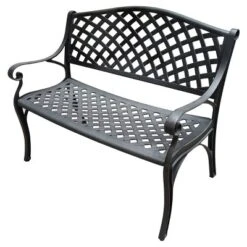 Modern Aluminum Patio Bench - Oakland Living 12 Modern Aluminum Patio Bench - Oakland Living -Garden & Outdoors GUEST 370583a3 1c2e 496d 8ee1 e96186a5916f