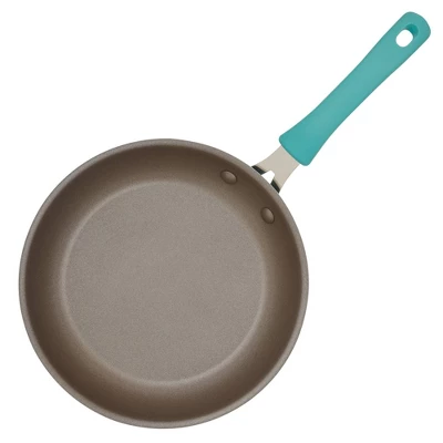 Rachael Ray Cook + Create Aluminum Nonstick Frying Pan 10" Agave Blue 8 Rachael Ray Cook + Create Aluminum Nonstick Frying Pan 10" Agave Blue - Image 6