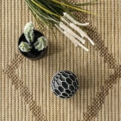 NuLOOM Candice Moroccan Geometric Trellis Indoor And Outdoor Patio Area Rug -Garden & Outdoors GUEST 37d0158d b765 46c3 aa3a 0a7571552a57