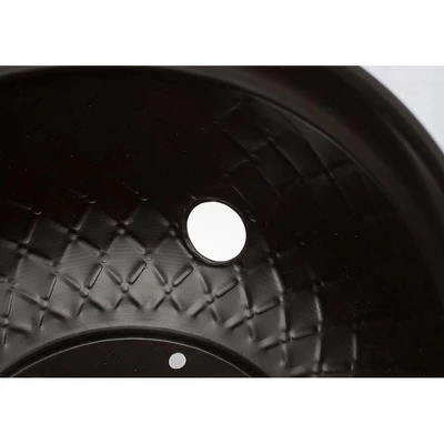 BirdRock Home Decorative Water Hose Pot - Open Top - Steel Metal With Copper Accents - 100ft 6 BirdRock Home Decorative Water Hose Pot - Open Top - Steel Metal With Copper Accents - 100ft - Image 4