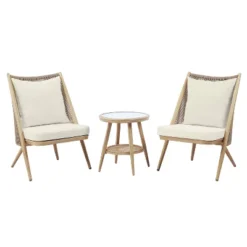 3pc Dirk Patio Chair With Side Table - MiBasics -Garden & Outdoors GUEST 3ad16f1c 36a2 422a a35a c36414b9aa6d