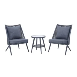 3pc Dirk Patio Chair With Side Table - MiBasics -Garden & Outdoors GUEST 3ae90dbd 268b 41e5 8183 945fddcf9775