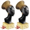 Design Toscano Nubian Kandake Sculptural Bust: Set Of Two -Garden & Outdoors GUEST 3be2bb8a c210 483c bff6 ac63df8937e0