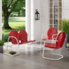 Griffith 3pc Outdoor Seating Set - Bright Red - Crosley 1 Griffith 3pc Outdoor Seating Set - Bright Red - Crosley -Garden & Outdoors GUEST 3d839b74 a1ac 4fd3 9c10 7606385dc368