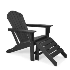5pk Plastic Resin Adirondack Chair With Side Table & Ottoman - EDYO LIVING 21 5pk Plastic Resin Adirondack Chair With Side Table & Ottoman - EDYO LIVING -Garden & Outdoors GUEST 3dd38451 06c7 4bc2 8786 b111af6ef5bd