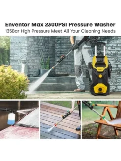 Enventor 2300 PSI Electric Portable Compact Powered Pressure Washer For Cars, Patios, Driveways -Garden & Outdoors GUEST 40e47a40 de81 4454 a76e 1a5539441316