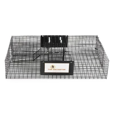 Rugged Ranch Large Metal Wire Live Catch & Release Trap Cage W/ Easy Open Top Lid & 2 Door System 4 Rugged Ranch Large Metal Wire Live Catch & Release Trap Cage W/ Easy Open Top Lid & 2 Door System - Image 2