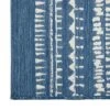 5' X 7' Fringe Outdoor Rug Blue Striped - Threshold™ -Garden & Outdoors GUEST 41c54c09 d75b 42c2 a0c1 49187253639c