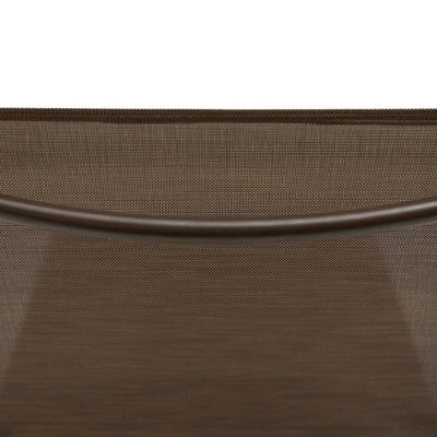 3pc Outdoor Five Position Adjustable Aluminum Curved Lounge Set Brown - Crestlive Products 9 3pc Outdoor Five Position Adjustable Aluminum Curved Lounge Set Brown - Crestlive Products - Image 7