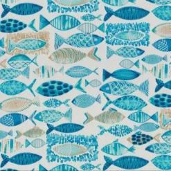 19"x44" Hooked Nautical Outdoor Loveseat Cushion - Pillow Perfect -Garden & Outdoors GUEST 42c06728 3981 40e6 8aeb 94e67fece31f