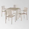 Cape Coral 5pc Aluminum & Tempered Glass Dining Set - Silver - Christopher Knight Home 2 Cape Coral 5pc Aluminum & Tempered Glass Dining Set - Silver - Christopher Knight Home -Garden & Outdoors GUEST 4306f5bc 0f2e 4c2d 87a2 c1da5909e6a4