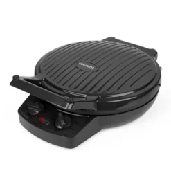 Courant 12 Inch Electric Griddle And Pizza Maker W/ Dial, Opens 180° -Garden & Outdoors GUEST 4361363f ef45 4153 b91f 3e0d6eddaf7f