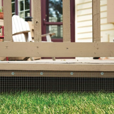 YardGard 4 X 5 Foot Heavy Duty Galvanized Steel 1/4 Inch Square Mesh Design Poultry Netting/Wire Garden Fencing Hardware Cloth, Silver 5 YardGard 4 X 5 Foot Heavy Duty Galvanized Steel 1/4 Inch Square Mesh Design Poultry Netting/Wire Garden Fencing Hardware Cloth, Silver - Image 3