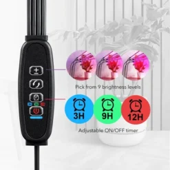 Dartwood LED Grow Lights For Indoor Plants With Red Blue Spectrum - Plant Grow Light With 9 Brightness Levels, Auto On Off Function (3 Pack) -Garden & Outdoors GUEST 46b7ca1d 995c 4a88 9f00 25fa1b2cc528