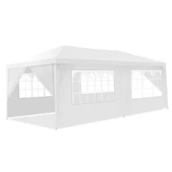 Costway 10'x20' Canopy Tent Heavy Duty Wedding Party Tent 6 Sidewalls W/Carry Bag 17 Costway 10'x20' Canopy Tent Heavy Duty Wedding Party Tent 6 Sidewalls W/Carry Bag -Garden & Outdoors GUEST 46bfbde3 a8d2 4e13 a957 7e296dea211c