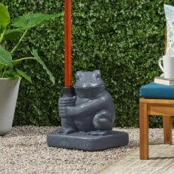 Neptune Umbrella Base - Gray - Christopher Knight Home -Garden & Outdoors GUEST 48add151 0315 4cd1 8949 0e029cfac2cf