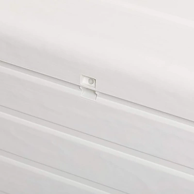 Toomax Z599E108 Foreverspring UV Weather Resistant Lockable Box Chest Bench For Outdoor Pool Patio Furniture And Deck Storage Bin, 70 Gallon (White) 3 Toomax Z599E108 Foreverspring UV Weather Resistant Lockable Box Chest Bench For Outdoor Pool Patio Furniture And Deck Storage Bin, 70 Gallon (White) - Image 2