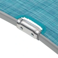 3pc Outdoor Aluminum Folding Adjustable Chaise Lounge Chair And Table Set Blue - Crestlive Products -Garden & Outdoors GUEST 4c0bbf9b 51ff 4f7e a52e cc8e1399272a