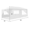 Costway 10'x20' Canopy Tent Heavy Duty Wedding Party Tent 6 Sidewalls W/Carry Bag -Garden & Outdoors GUEST 4ce8e675 49eb 4cca b394 f7783a456df7