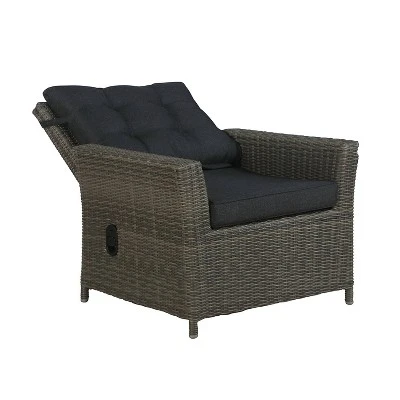 Asti 6pc Wicker Outdoor Seating Set - Gray - Alaterre Furniture 9 Asti 6pc Wicker Outdoor Seating Set - Gray - Alaterre Furniture - Image 7