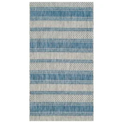 Clara Outdoor Rug Gray/Navy - Safavieh 10 Clara Outdoor Rug Gray/Navy - Safavieh -Garden & Outdoors GUEST 4e3723f9 9b68 482d 9205 6e59ace54547