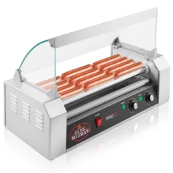 Olde Midway Electric Hot Dog Roller Grill Cooker With Glass Cover, Commercial Grade Machine -Garden & Outdoors GUEST 4eb6f097 3c6a 46d2 ab31 598ed5b25e12