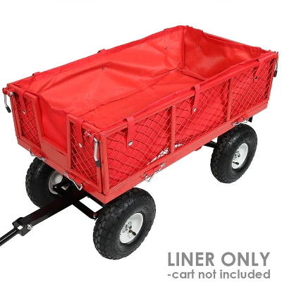 Sunnydaze Decor Sunnydaze Outdoor Lawn And Garden Weather-Resistant Heavy-Duty Polyester Utility Wagon Cart Protective Liner 7 Sunnydaze Decor Sunnydaze Outdoor Lawn And Garden Weather-Resistant Heavy-Duty Polyester Utility Wagon Cart Protective Liner - Image 5