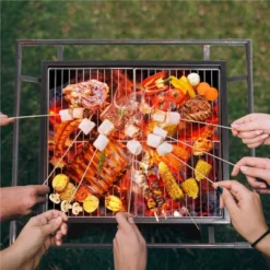 Yaheetech 32inch Fire Pit Outdoor Round Steel Fire Bowl With Mesh Cover Grills Poker For Patio Garden Camping Bonfire -Garden & Outdoors GUEST 50181ceb e270 41a2 9328 435226eb2c88