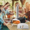 Costway 12" Multi-Fuel Pizza Oven Propane & Wood Fired Pizza Maker Portable -Garden & Outdoors GUEST 501d69d9 e4fa 4f35 9f35 d0f433636eab