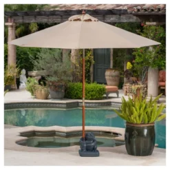 Neptune Umbrella Base - Gray - Christopher Knight Home -Garden & Outdoors GUEST 50d1ebc0 7c49 4a01 96a7 628e5452597f
