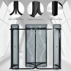 Costway Picnic Table Bench Set Outdoor Camping Backyard Garden Patio Party All Weather Gray/Green -Garden & Outdoors GUEST 512a62ec d2f9 49ab a3ea c57ab99abe27