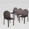 Aurora 4pk Wicker Stacking Chairs - Brown - Christopher Knight Home -Garden & Outdoors GUEST 52c0c241 4813 4796 9bf6 f906123cb153