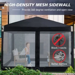 Aoodor Canopy Mesh Sidewall Replacement With 2 Side Zipper For 10' X 10' Pop Up Canopy Tent (Mosquito Net Only) -Garden & Outdoors GUEST 530656ce 930e 4e48 9cba 8fbe055332fc