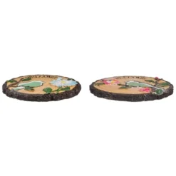 Northlight Set Of 2 Welcome Birds Outdoor Floral Garden Stones 11" -Garden & Outdoors GUEST 53b3ae28 d1f0 46fb a038 3da8aeb4c6c4