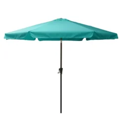 10' Tilting Market Patio Umbrella With Side Flaps - CorLiving -Garden & Outdoors GUEST 54b769fe ac91 4257 887c ad843a551344