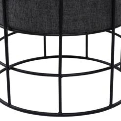 Metal Fabric Patio Garden Stool - Olivia & May -Garden & Outdoors GUEST 55962290 da72 4c30 b348 4168920e30af