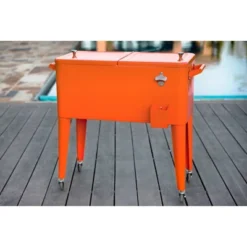 80qt Portable Rolling Patio Cooler - Permasteel 28 80qt Portable Rolling Patio Cooler - Permasteel -Garden & Outdoors GUEST 57347366 0f2e 4dbc 81bd 1eb59a01493d