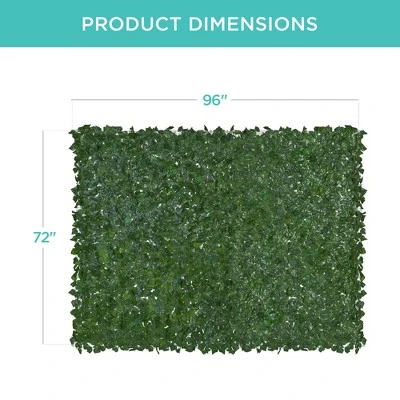 Best Choice Products Artificial Faux Ivy Hedge Privacy Fence Screen For Outdoor Decor, Garden, Yard 8 Best Choice Products Artificial Faux Ivy Hedge Privacy Fence Screen For Outdoor Decor, Garden, Yard - Image 6