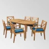 Pines 7pc Acacia Oval Wood Dining Set - Christopher Knight Home -Garden & Outdoors GUEST 57ad1b98 4b63 4b98 b711 2c2c1fdc31e5