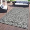 World Rug Gallery Contemporary Geometric Reversible Plastic Outdoor Rugs -Garden & Outdoors GUEST 5a28cee7 5bbc 4453 96aa 20bdf5498a66
