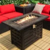 Costway 42'' Rectangular Propane Fire Pit Table 50,000 BTU W/ Lava Rocks & PVC Cover 2 Costway 42'' Rectangular Propane Fire Pit Table 50,000 BTU W/ Lava Rocks & PVC Cover -Garden & Outdoors GUEST 5b1c9786 ee1c 45e8 b33d ff5746802c85