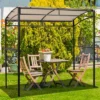 Tangkula 7' X 4.5' Grill Gazebo Patio BBQ Tent Shelter With Single Tier Canopy Beige -Garden & Outdoors GUEST 5b1d0e4b 402d 4c3c 8cca fd35dcae1bf4