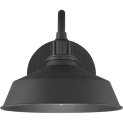 Franklin Iron Works Arnett Rustic Farmhouse Outdoor Barn Light Fixture Black Dusk To Dawn Gooseneck 10 1/2" For Post Exterior Barn Deck House Porch -Garden & Outdoors GUEST 5c8f8aa3 859b 47a1 9a81 898ec0868f60