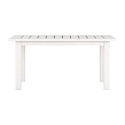 Outdoor Coffee Table - Whitewash - CorLiving 3 Outdoor Coffee Table - Whitewash - CorLiving