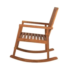 Ned Modern Chevron-Back Acacia Wood Patio Outdoor Rocking Chair - JONATHAN Y 13 Ned Modern Chevron-Back Acacia Wood Patio Outdoor Rocking Chair - JONATHAN Y -Garden & Outdoors GUEST 5e39bcff fd93 4164 a858 aae55d7c0c45