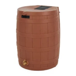 Good Ideas Rain Wizard 50 Gallon Plastic Rain Barrel Water Collector With Brass Spigot -Garden & Outdoors GUEST 5eb02c7f 7a6b 41ca 9b8a 3c56843573f8