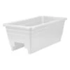 The HC Companies 24 Inch Wide Heavy Duty Plastic Deck Rail Mounted Garden Flower Planter Boxes With Removable Drainage Plugs, White (6 Pack) 2 The HC Companies 24 Inch Wide Heavy Duty Plastic Deck Rail Mounted Garden Flower Planter Boxes With Removable Drainage Plugs, White (6 Pack) -Garden & Outdoors GUEST 5fa84e6d dfdb 4c79 853a 91e424e07704