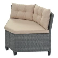 6PCS Patio PE Rattan Conversation Set, Outdoor Wicker Sectional Sofa With Table And Cushions-ModernLuxe -Garden & Outdoors GUEST 604559cd 270b 40c7 b4d0 d9e09bf11f86