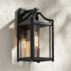 Franklin Iron Works Rockford Rustic Farmhouse Outdoor Wall Light Fixture Bronze 12 1/2" Clear Beveled Glass For Post Exterior Barn Deck House Porch -Garden & Outdoors GUEST 6116355b 1374 4218 a096 ef56ef8fe43d