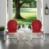 Griffith 3pc Metal Conversation Seating Set - Red - Crosley -Garden & Outdoors GUEST 6126bb60 42a1 43ba 98c6 c953bf27cd4a